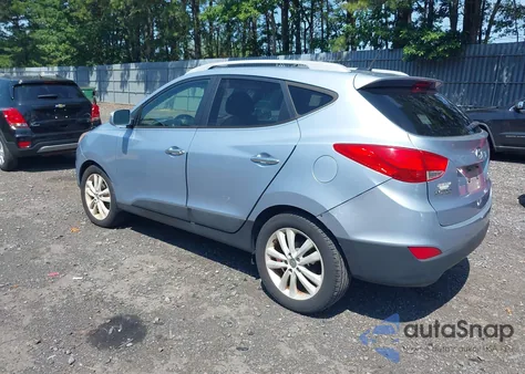 2012 Hyundai Tucson Limited из США, поврежденный, VIN KM8JU3AC7CU357378